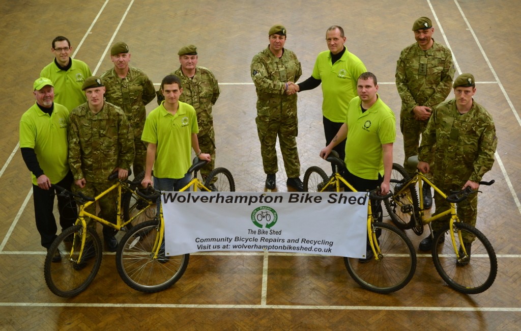 Wolverhampton TA Donate Bikes